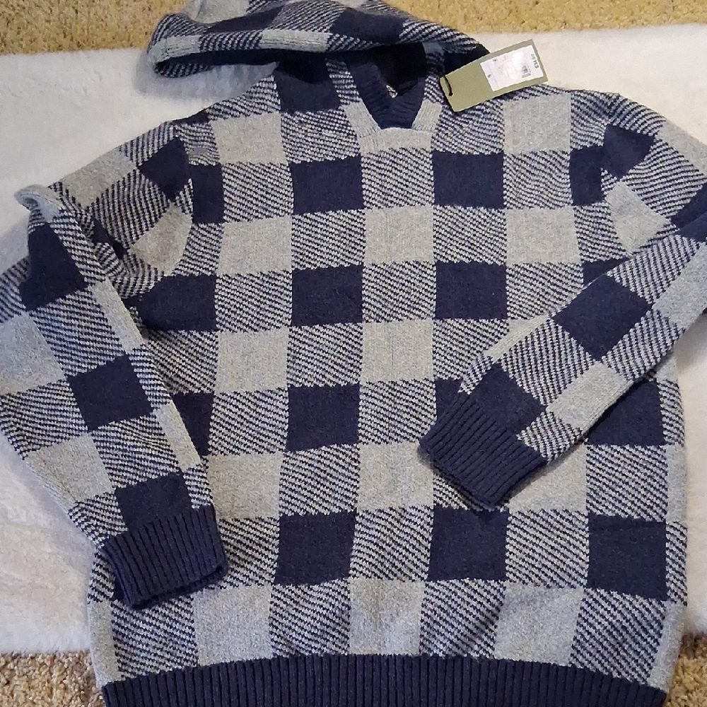 Goodfellow & Co V-Neck Sweater in Blue and Gray